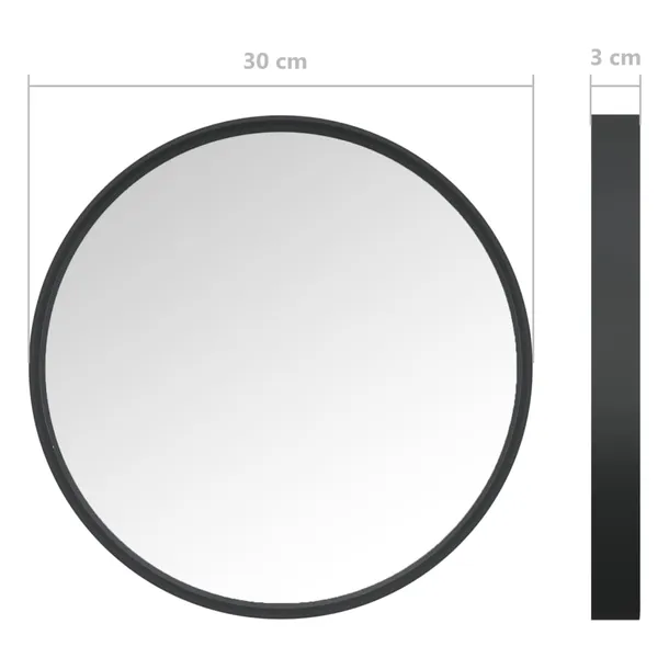 lustro-scienne-czarne-30-cm-stan-nowy-ksztalt-inny