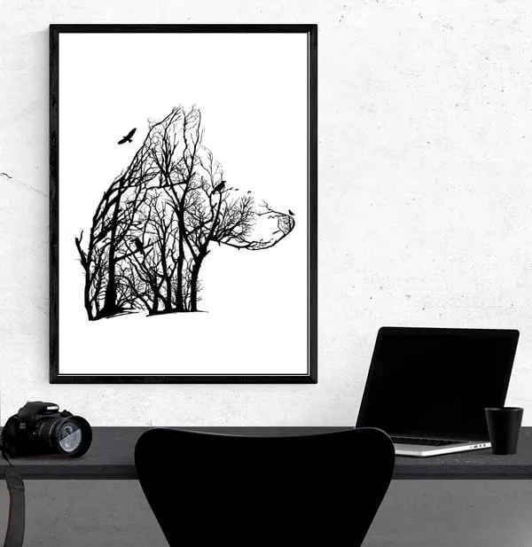 wilk-plakat-60x80-cm