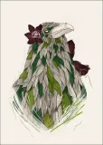 feathered-raven-plakat-30x40-cm