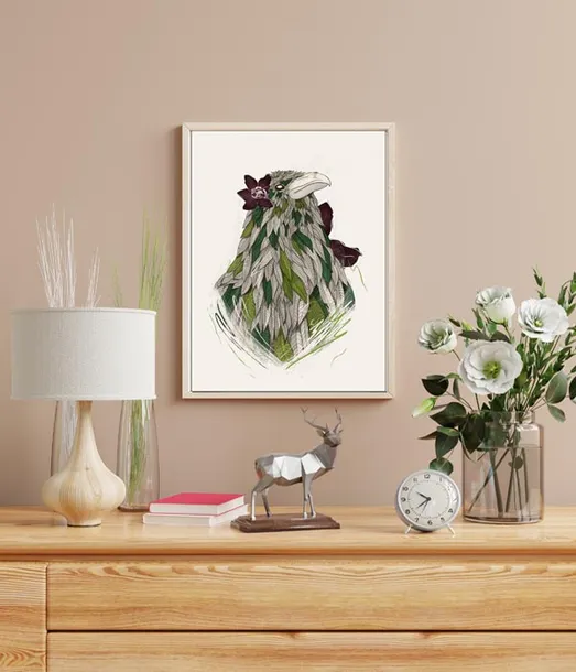 feathered-raven-plakat-30x40-cm-stan-nowy