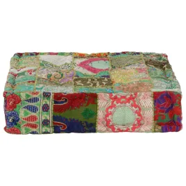 kwadratowy-puf-patchworkowy-bawelna-50x50x12-cm-zielony