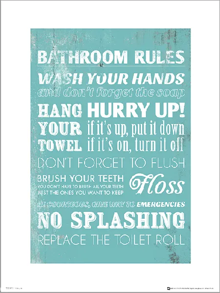 bathroom-rules-plakat-premium-40x50-cm