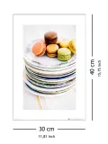 makaroniki-macaroon-plate-stack-plakat-premium-3-stan-nowy