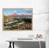 szkocja-forth-bridge-plakat-premium-60x40-cm