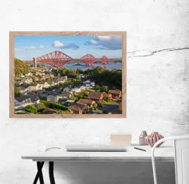 szkocja-forth-bridge-plakat-premium-60x40-cm