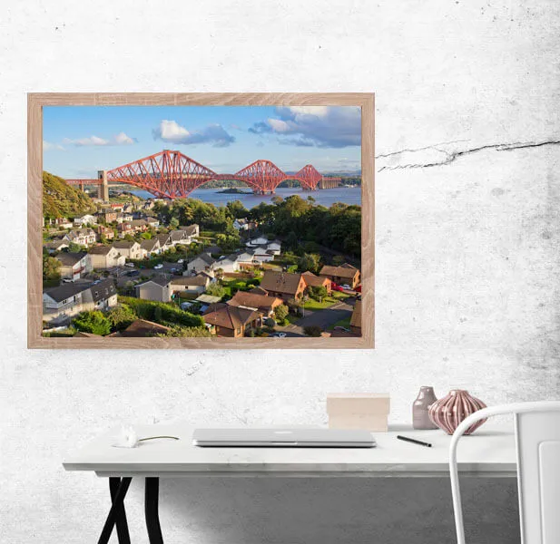 szkocja-forth-bridge-plakat-premium-60x40-cm