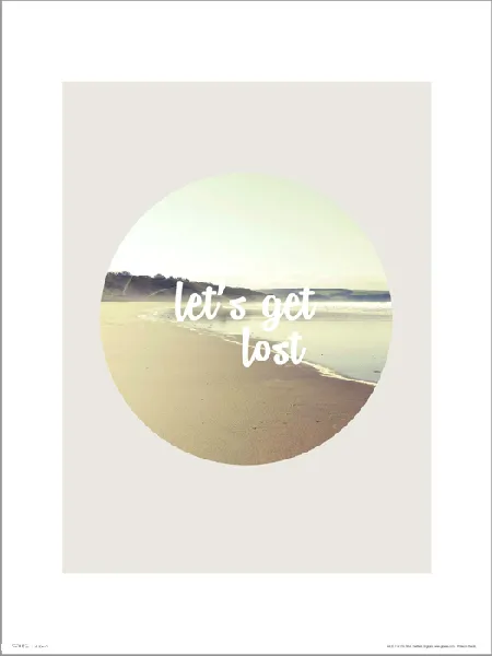 typographic-lost-plakat-premium-30x40-cm