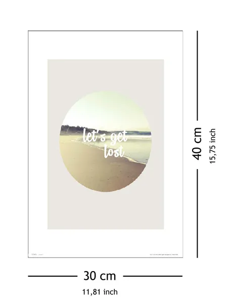 typographic-lost-plakat-premium-30x40-cm-stan-nowy