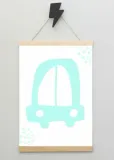 blekitne-auto-plakat-20x30-cm-stan-nowy
