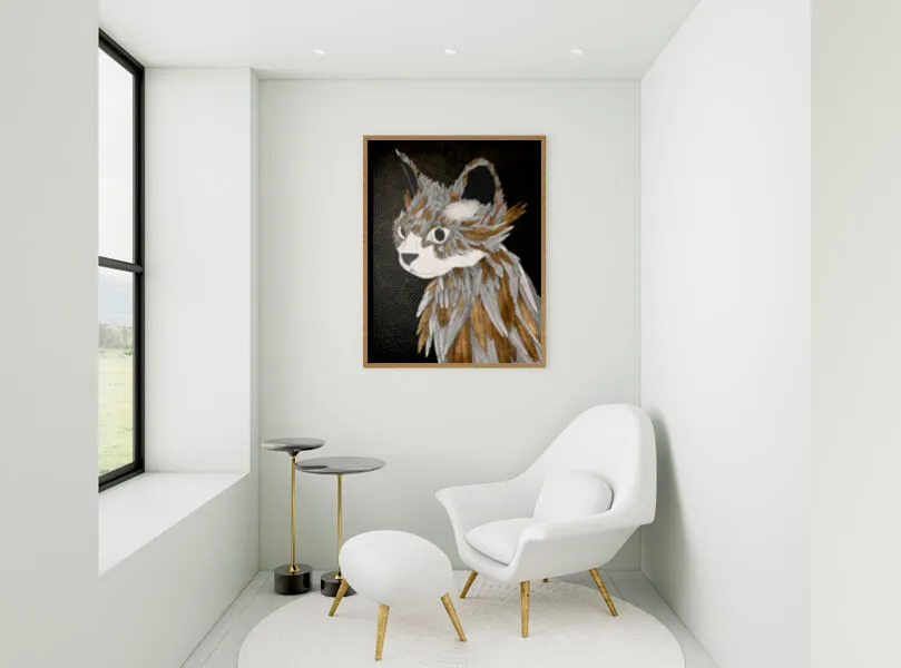 feathered-cat-plakat-20x30-cm