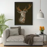 feathered-deer-plakat-20x30-cm-stan-nowy