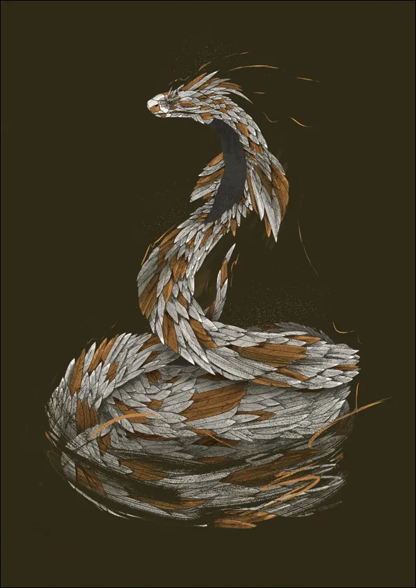 feathered-shake-plakat-20x30-cm
