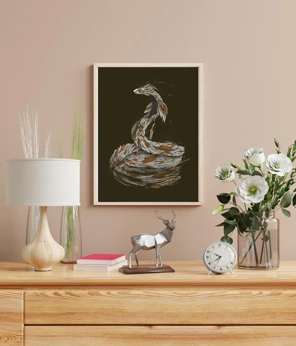 feathered-shake-plakat-20x30-cm-stan-nowy