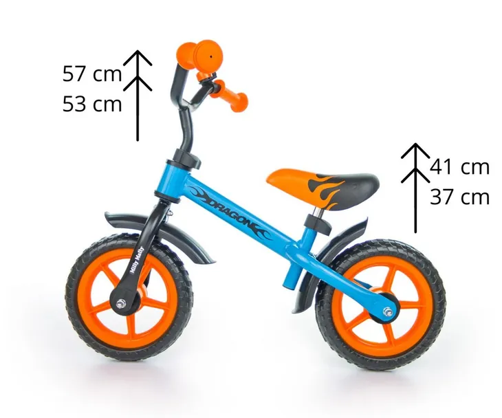 rowerek-biegowy-dragon-blue-orange-stan-nowy