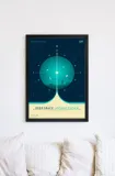 atomic-clock-blue-plakat-30x40-cm-stan-nowy