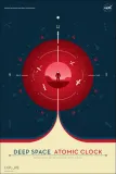 atomic-clock-red-plakat-30x40-cm