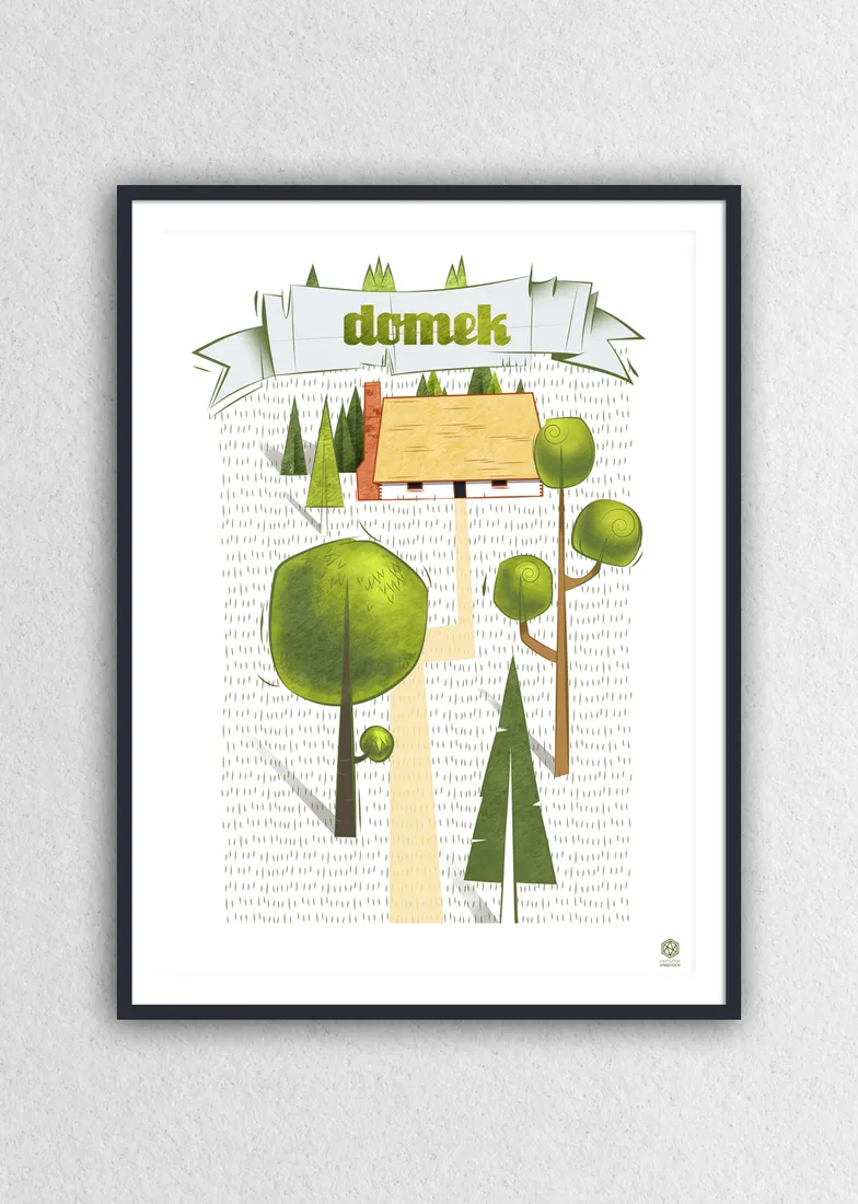 domek-plakat-30x40-cm