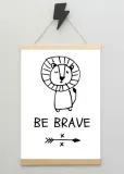 be-brave-plakat-40x50-cm-stan-nowy