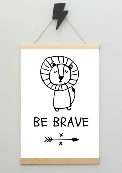 be-brave-plakat-40x50-cm