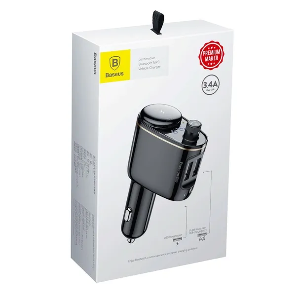 transmiter-fm-do-samochodu-baseus-2x-usb-bluetooth-czarny-waga-z-opakowaniem-0-3-kg-stan-nowy