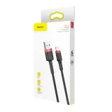 kabel-lightning-usb-baseus-cafule-2a-3m-czarno-czerwony-waga-z-opakowaniem-0-3-kg-stan-nowy