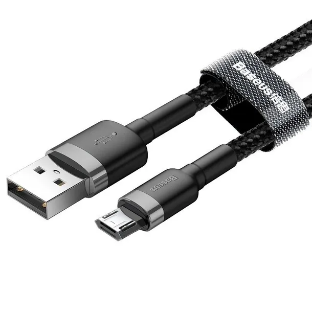 kabel-usb-do-micro-usb-baseus-cafule-2a-3m-czarno-szary-waga-z-opakowaniem-0-3-kg