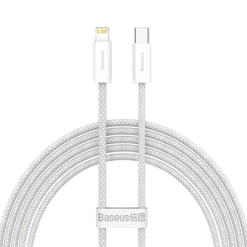 kabel-usb-c-do-lightning-baseus-dynamic-series-20w-2m-bialy