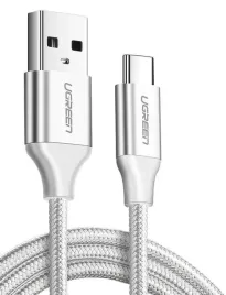 kabel-ugreen-usb-do-usb-c-qc3-0-1m-bialy