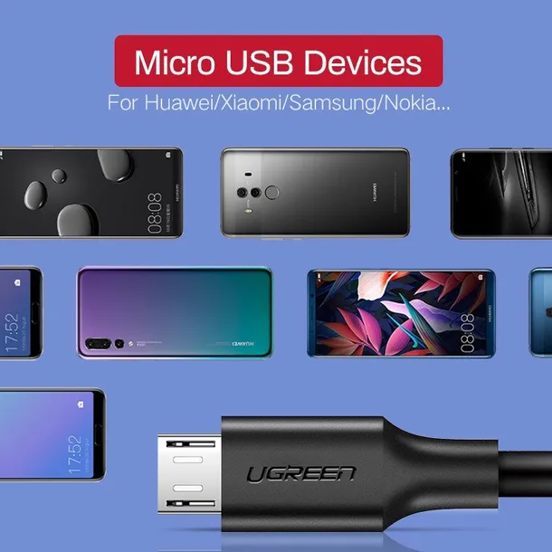kabel-usb-do-micro-usb-ugreen-qc-3-0-2-4a-1m-bialy-waga-z-opakowaniem-0-3-kg