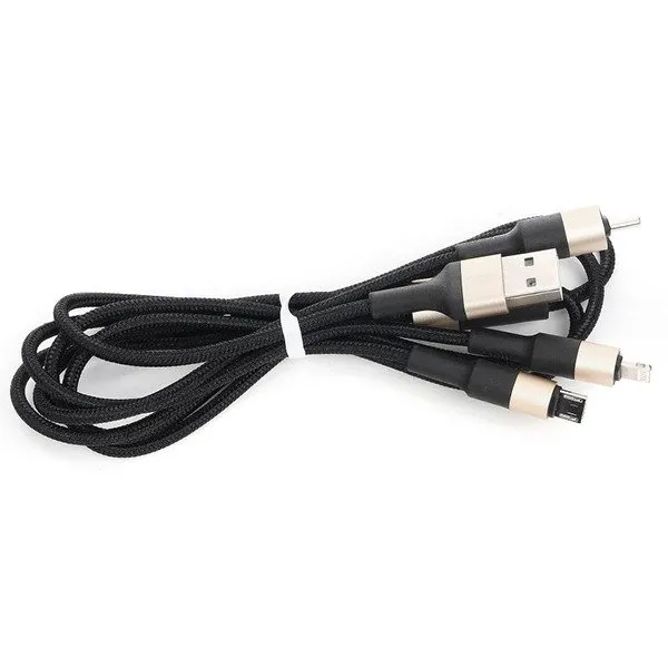 hoco-x26-kabel-lightning-micro-usb-usb-typ-c-1m-kolor-czarny