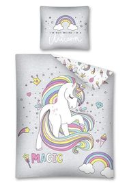 Zdjęcie produktu Pościel świecąca w ciemności Jednorożec 160x200 Detexpol