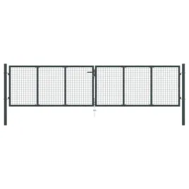 brama-ogrodowa-z-siatki-ocynkowanej-stal-400x100-cm-szara