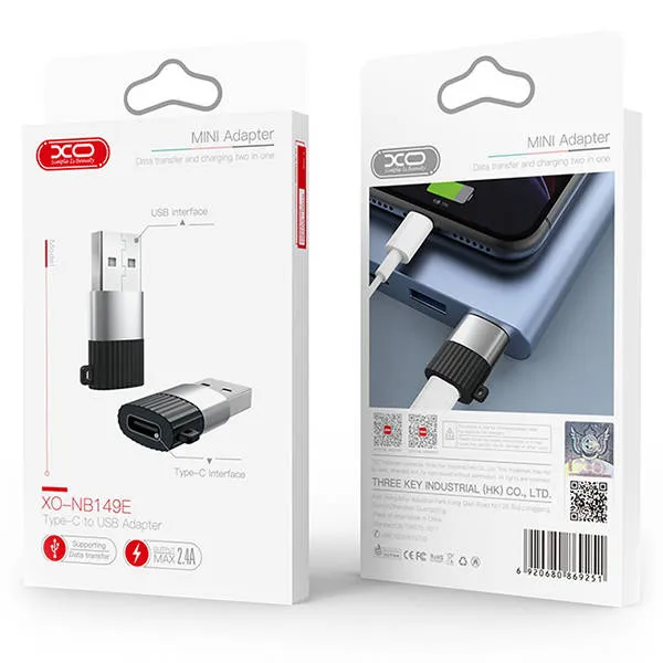 adapter-przejsciowka-xo-nb149-e-usb-c-do-usb-kolor-czarny