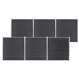 ogrodzenie-do-ogrodu-wpc-1045-x-186-cm-szare