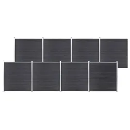 ogrodzenie-do-ogrodu-wpc-1391-x-186-cm-szare