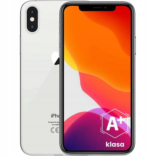 APPLE IPHONE X 64GB SILVER | ZESTAW+GRATIS | KL.A+ – 124421264