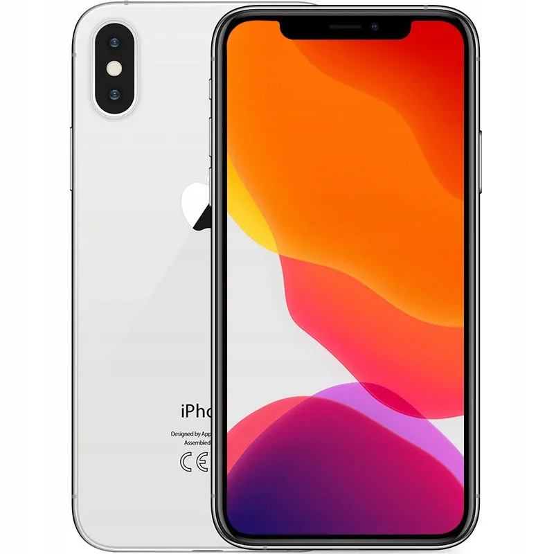 Apple iPhone X シルバー 64gb APPLE IPHONE X 64GB SILVER | ZESTAW+GRATIS | KL.A+