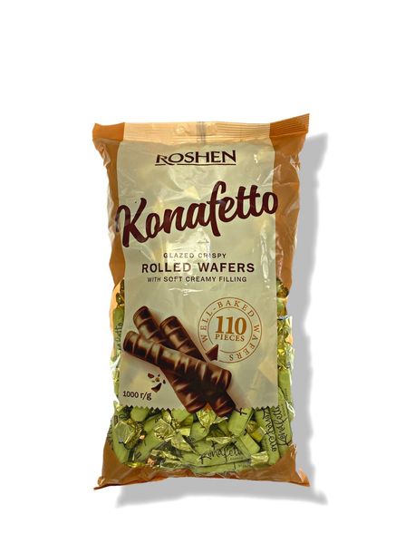 CUKIERKI RURKI ROSHEN KONAFETTO BIANCO 1KG 110szt - ERLI.pl