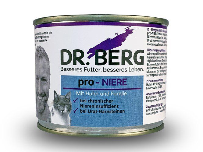 Dr. Berg | Pro-Niere - Na nerki | Puszka 200g - Kurczak z pstrągiem 200g