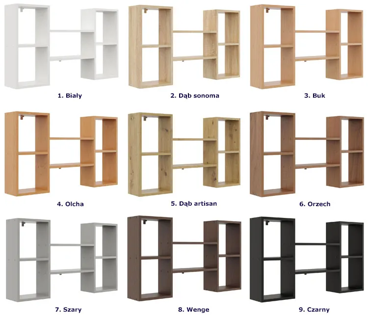 biala-wiszaca-polka-scienna-calmo-2x