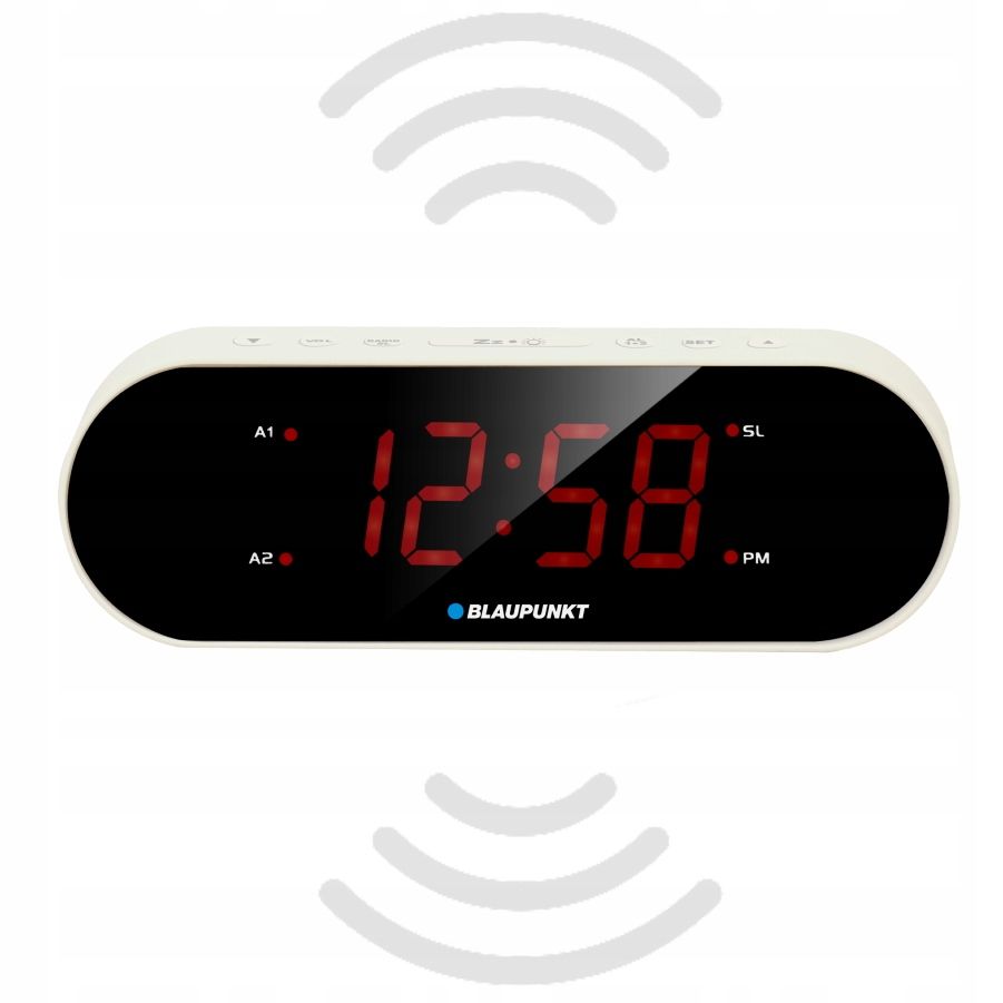 Radiobudzik BLAUPUNKT CR6WH Alarm DUŻY Wyświetlacz ERLI.pl