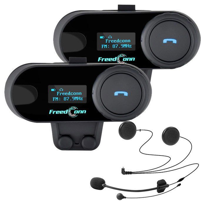 INTERKOM MOTOCYKLOWY INTERCOM BLUETOOTH FREEDCONN T-Com SC V3 Pro 2 ...