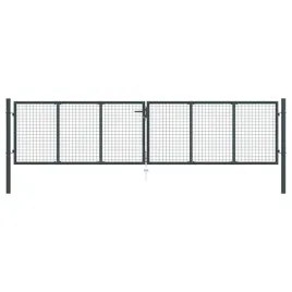 brama-ogrodowa-z-siatki-ocynkowanej-stal-400x125-cm-szara