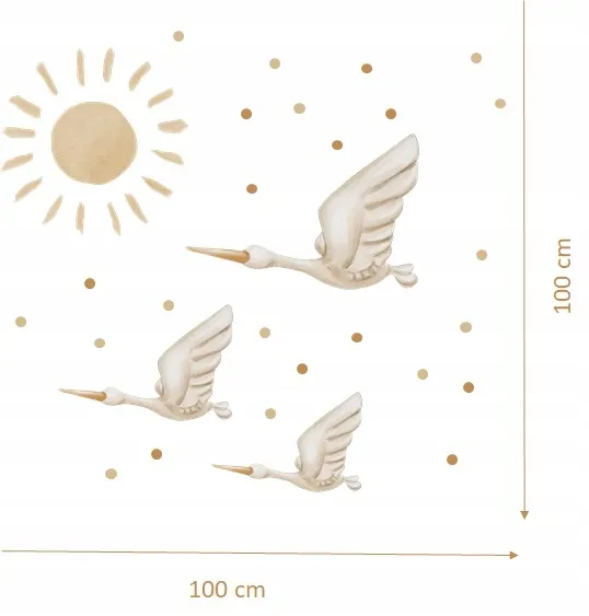 naklejka-scienna-boho-bociany-100100-cm