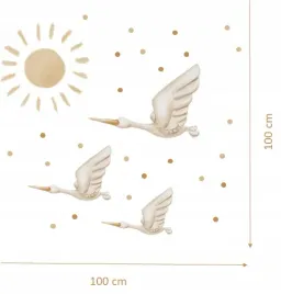 naklejka-scienna-boho-bociany-100100-cm