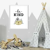 plakat-w-ramce-be-kind-a4-stan-nowy