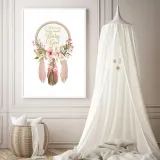 plakat-w-ramce-boho-flowers-2-a3-stan-nowy