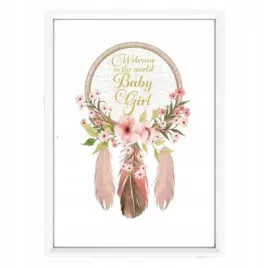 plakat-w-ramce-boho-flowers-2-a4