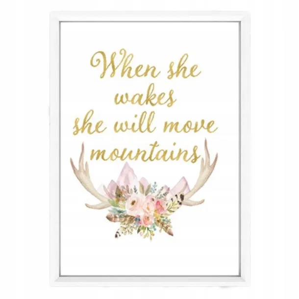 plakat-w-ramce-boho-flowers-3-a3