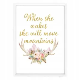 plakat-w-ramce-boho-flowers-3-a4